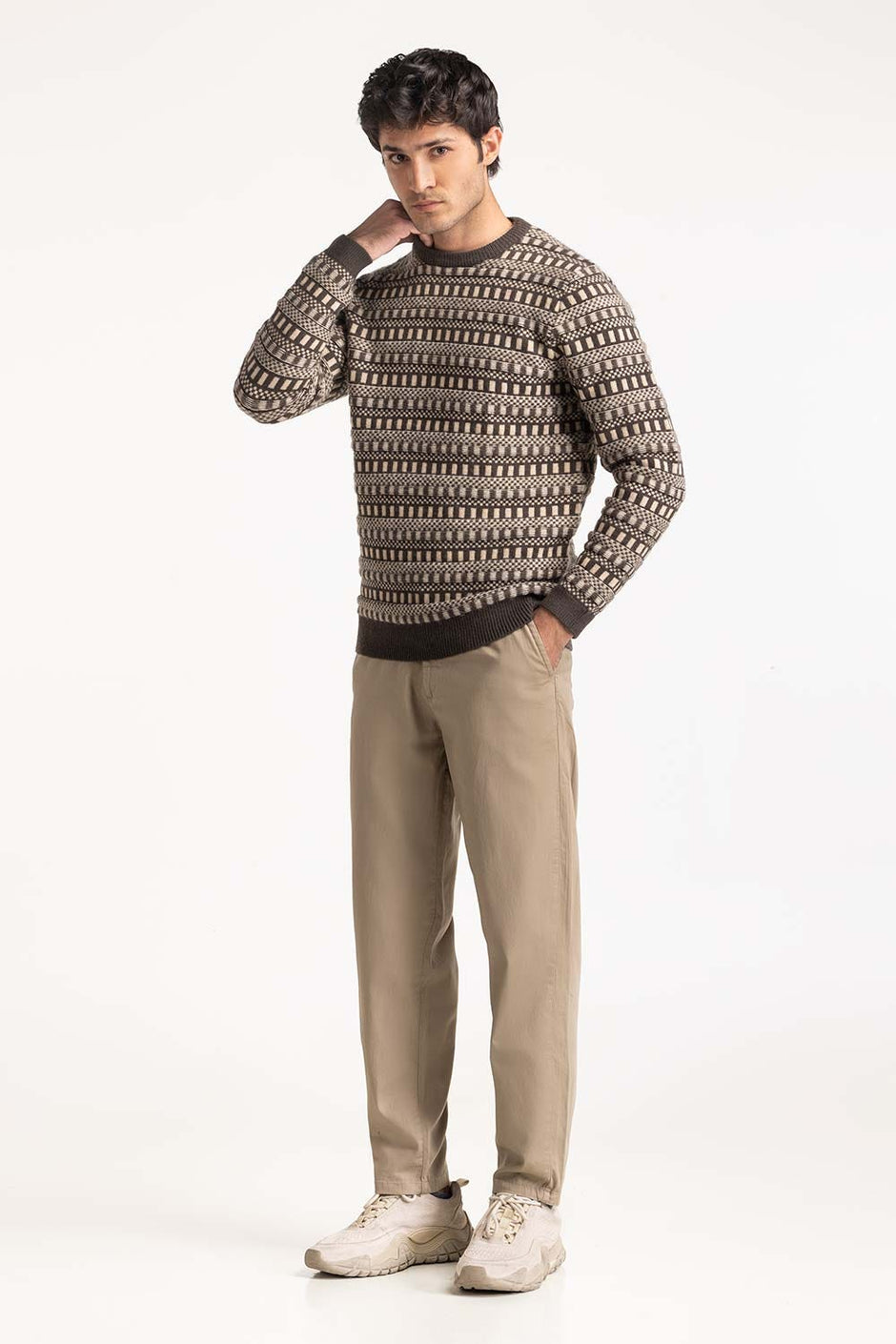 Crew Neck Sweater MN-SWT-WS24-068