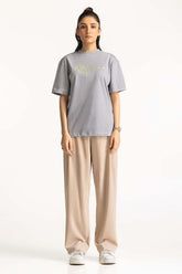 Crew Neck Tee With Embroidery On Front WM-KTP-SS24-027