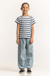 Crew Neck Yarn-Dyed Tee JG-TS-SS24-039