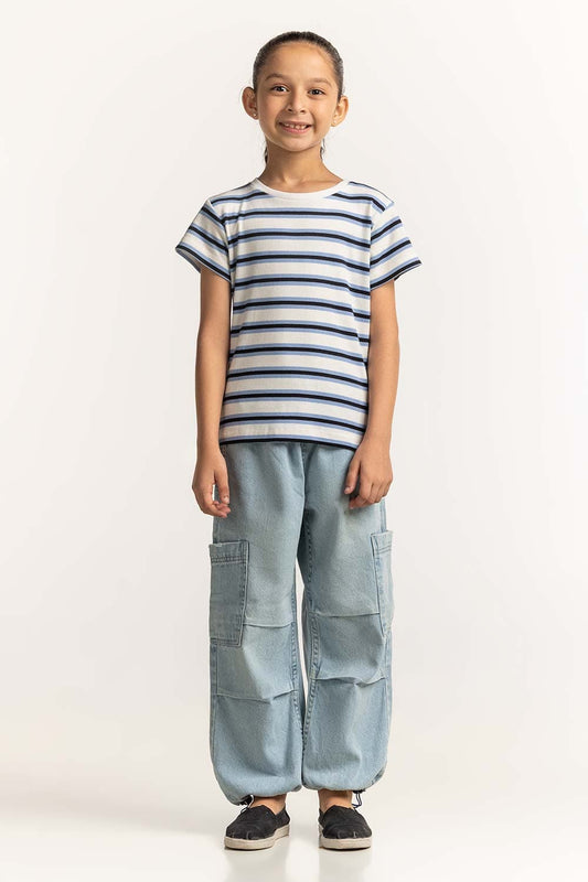 Crew Neck Yarn-Dyed Tee JG-TS-SS24-039