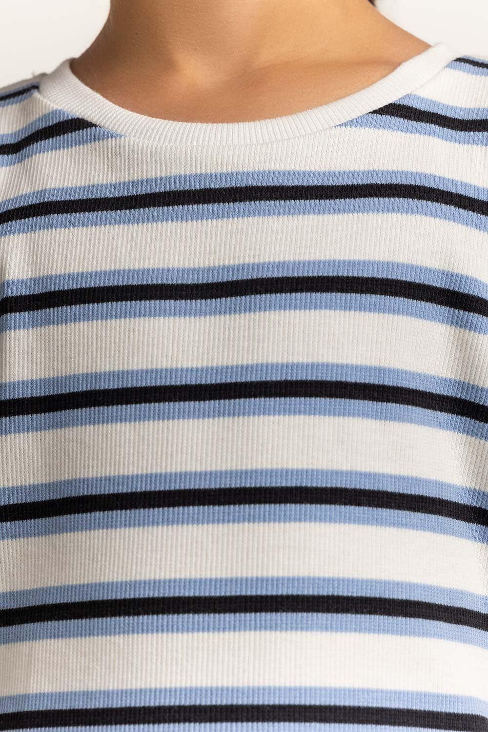 Crew Neck Yarn-Dyed Tee JG-TS-SS24-039