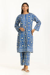 Cross Slub Printed Co-Ord Set IPST-55019