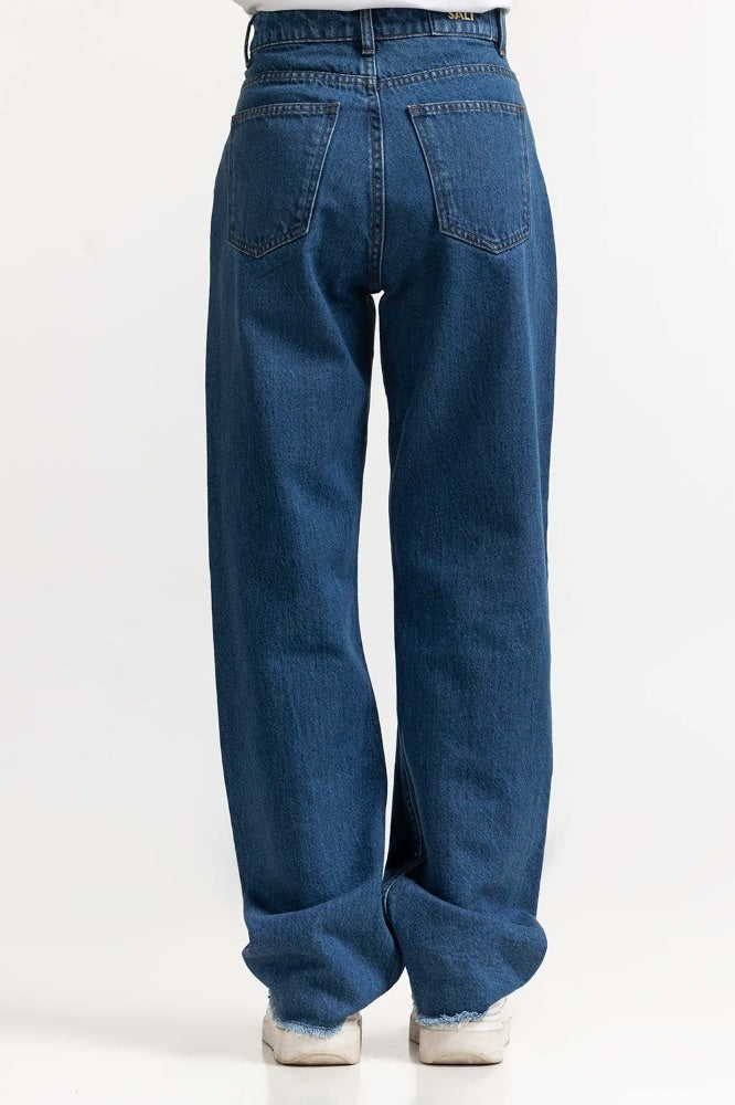 Dark Blue Basic Denim Jeans WM-JNS-SS24-013