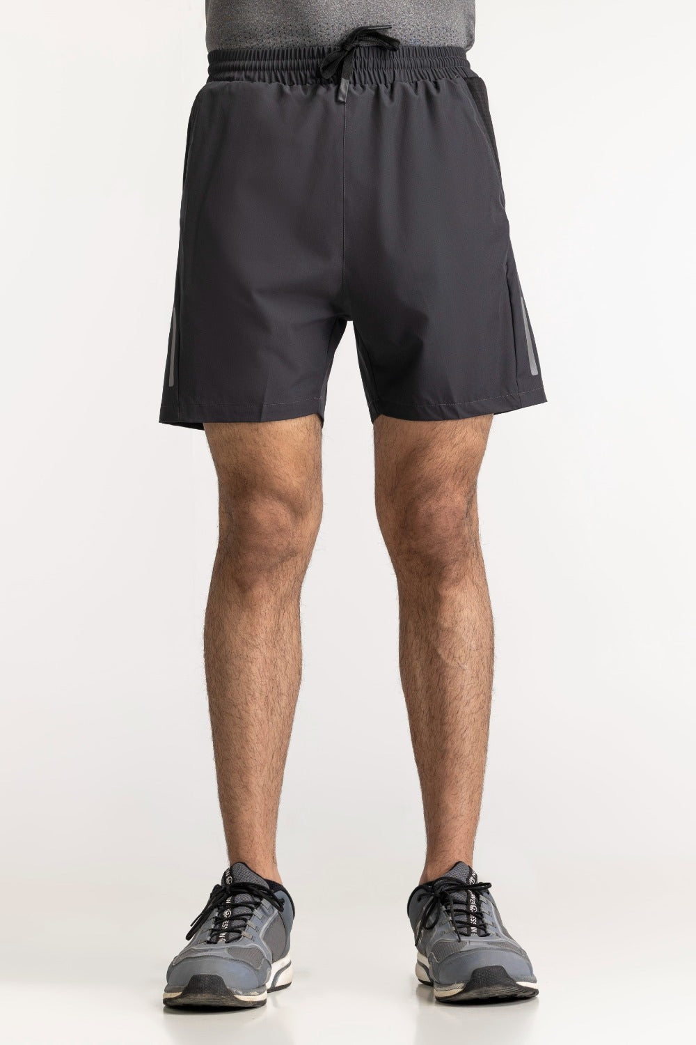 Dark Grey Textured Short AW-SHT23-029