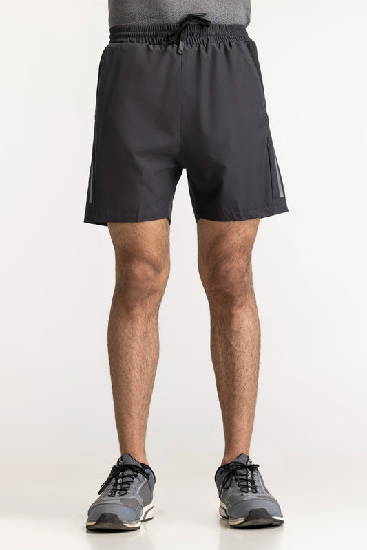 Dark Grey Textured Short AW-SHT23-029