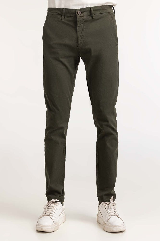 Dark Olive Khaki Pant MNTRCSS24022A
