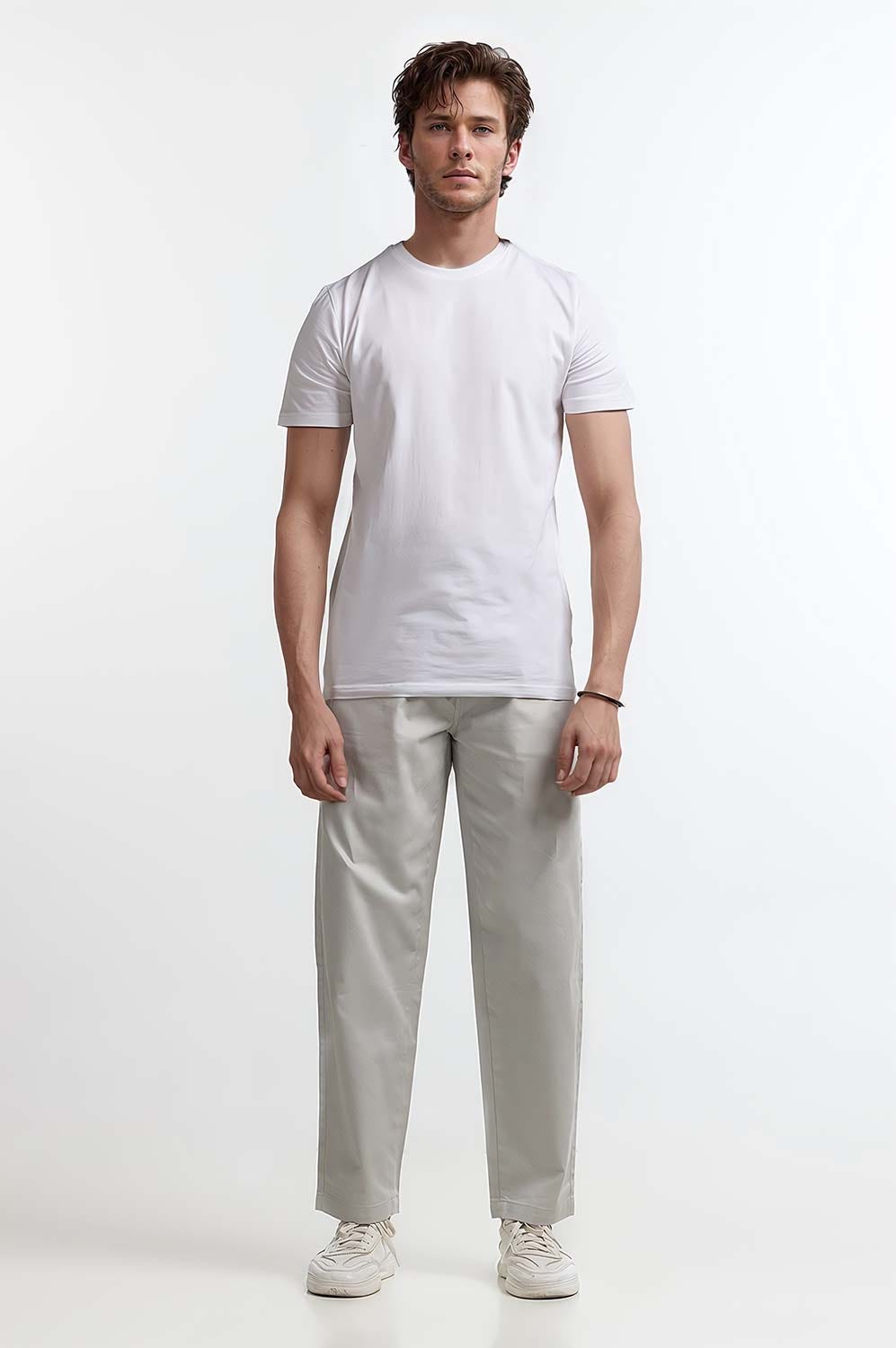 Dawn Blue Basic Trouser MNTRCSS24010-B