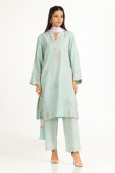 Denier Jacquard Embroidered Shirt And Trouser IPST-44444