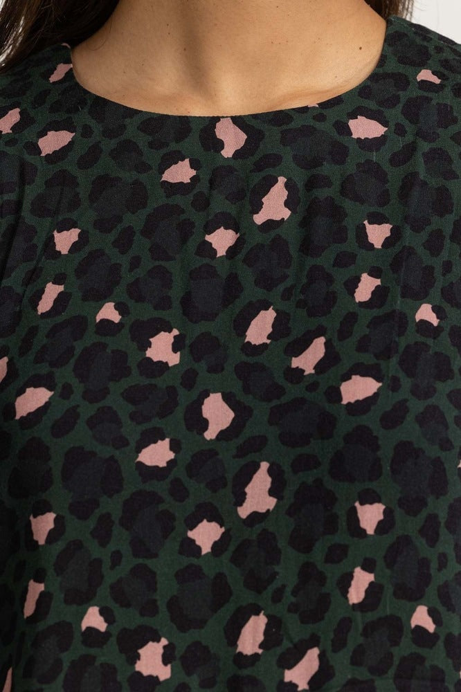 Dark Green Basic Top WM-DRSWS23-004