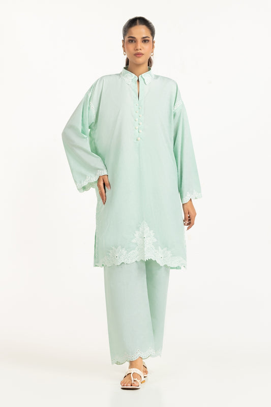 Dobby Embroidered Co-Ord Set IPST-44364