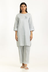 Dobby Embroidered Co-Ord Set IPST-44812-A