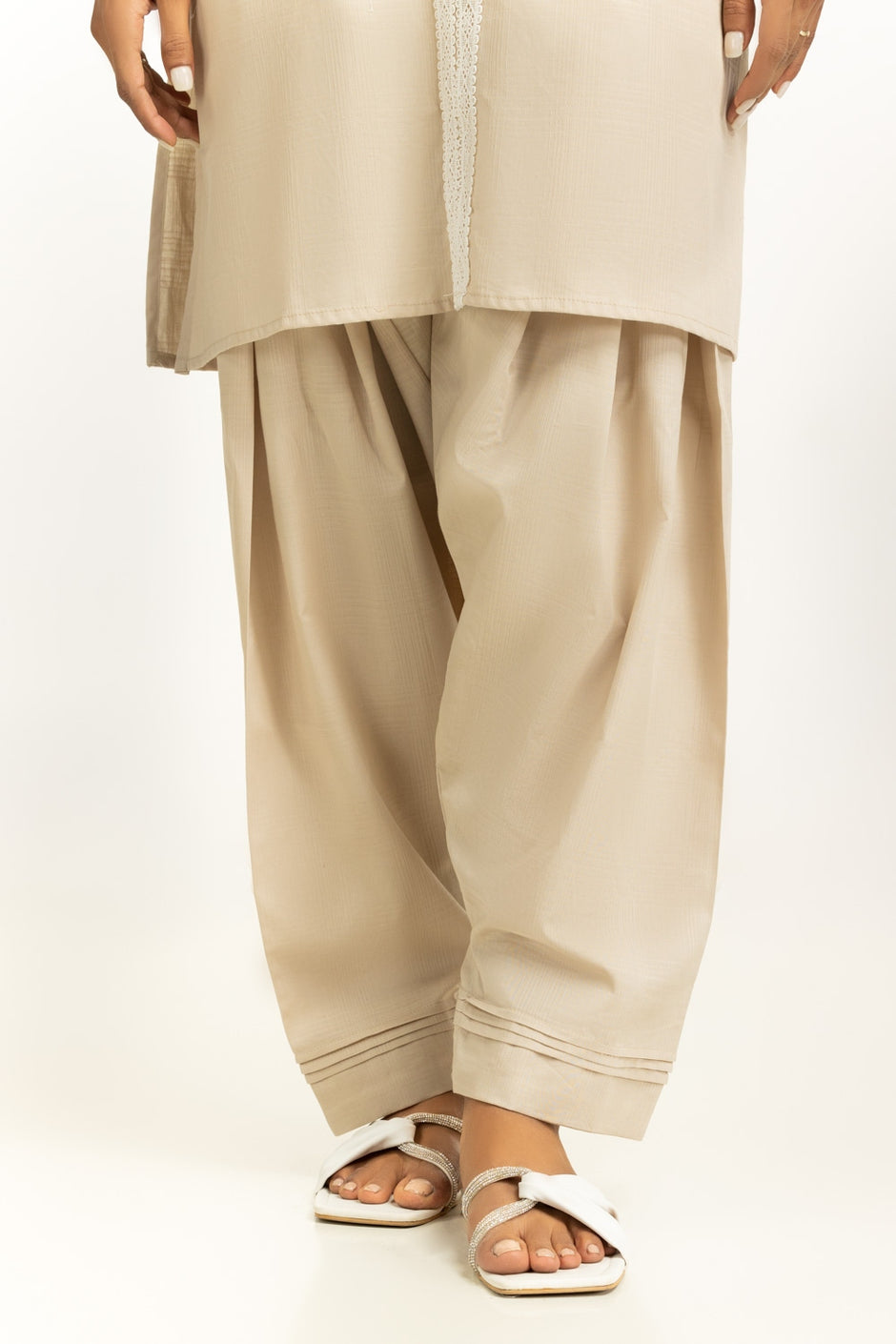 Dobby Embroidered Co-Ord Set