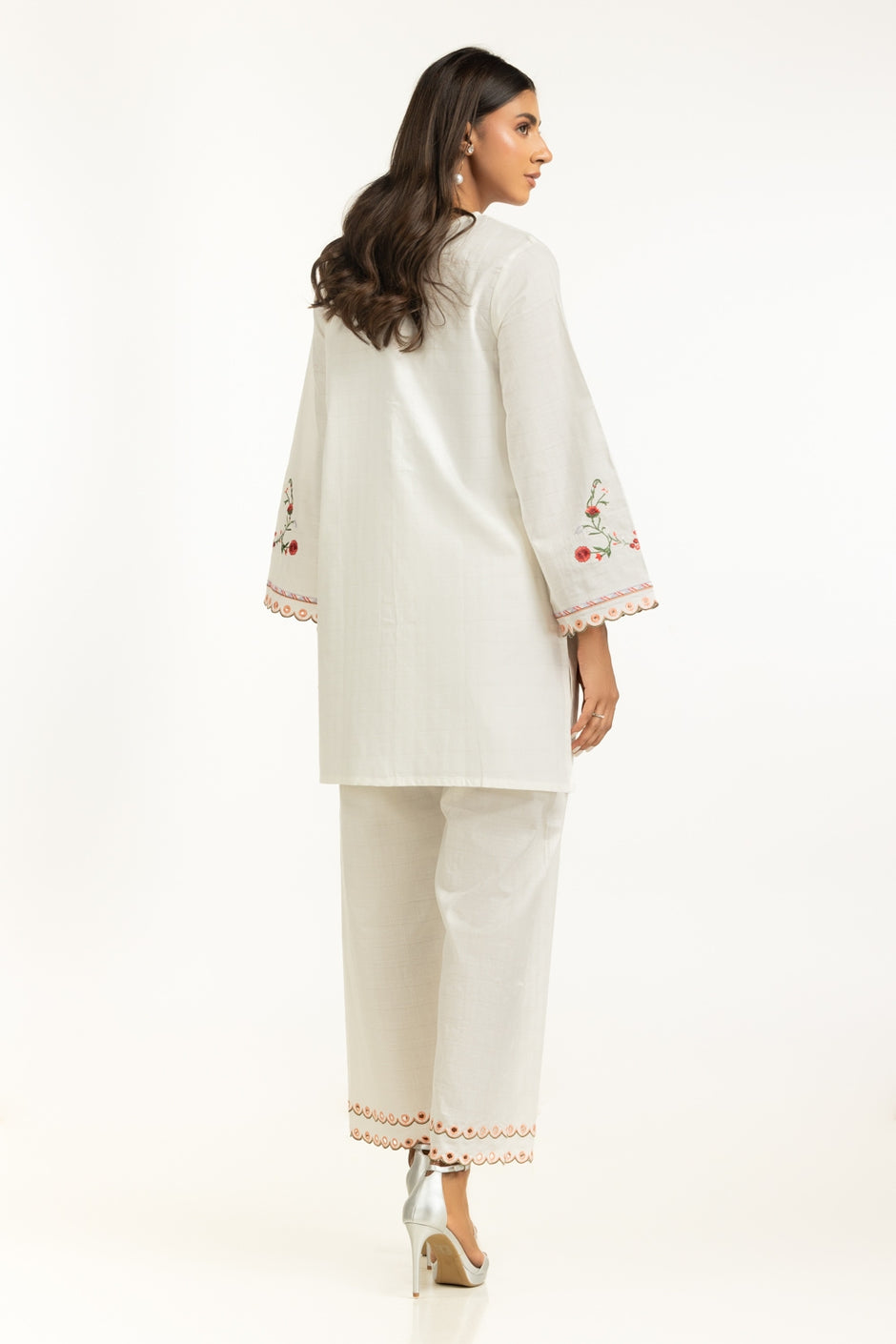 Dobby Embroidered Co-Ord Set