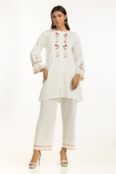 Dobby Embroidered Co-Ord Set IPST-44816