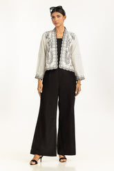 Dobby Embroidered Waist Coat IPS-44816