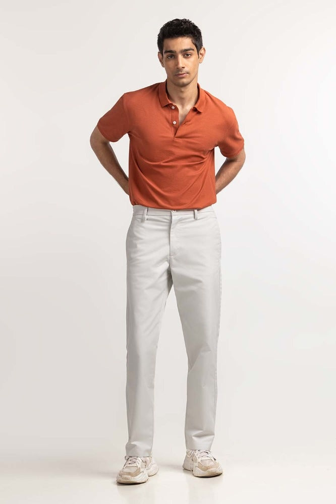 Down Blue Basic Khaki Pant MNTRCSS24007-B