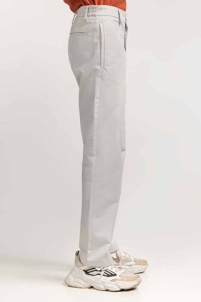 Down Blue Basic Khaki Pant MNTRCSS24007-B