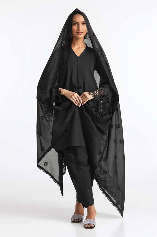 Embroidered Lawn Dupatta DP-42005