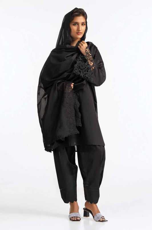 Embroidered Lawn Dupatta DP-42006