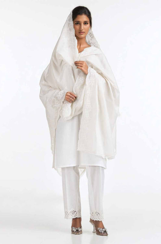 Embroidered Lawn Dupatta DP-42007