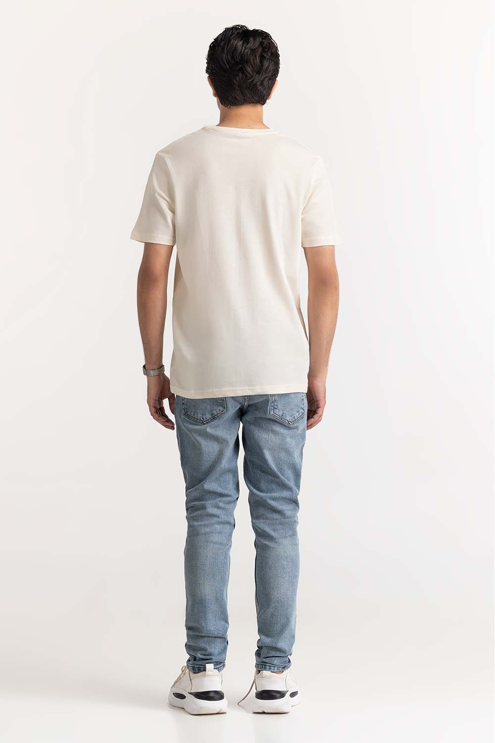 Egret White Pique Tee TS-CNPK24-061