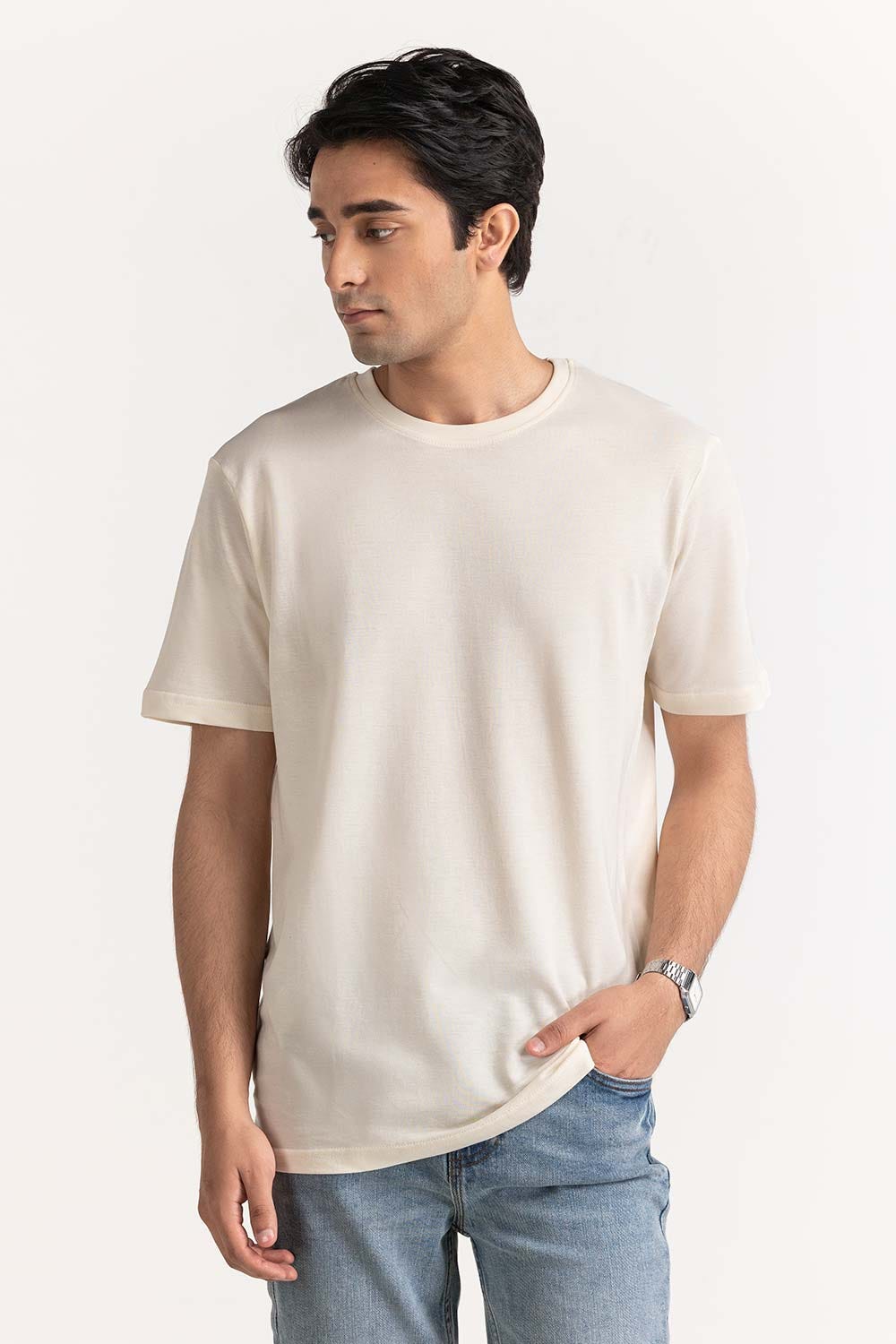 Egret White Pique Tee TS-CNPK24-061