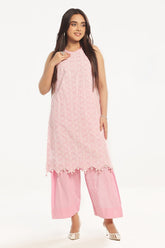 2 Piece Unstitched Embroidered Lawn Shirt with Dyed Trouser TL-52095