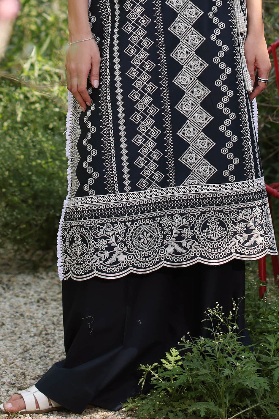 2 Piece Unstitched Embroidered Lawn Suit