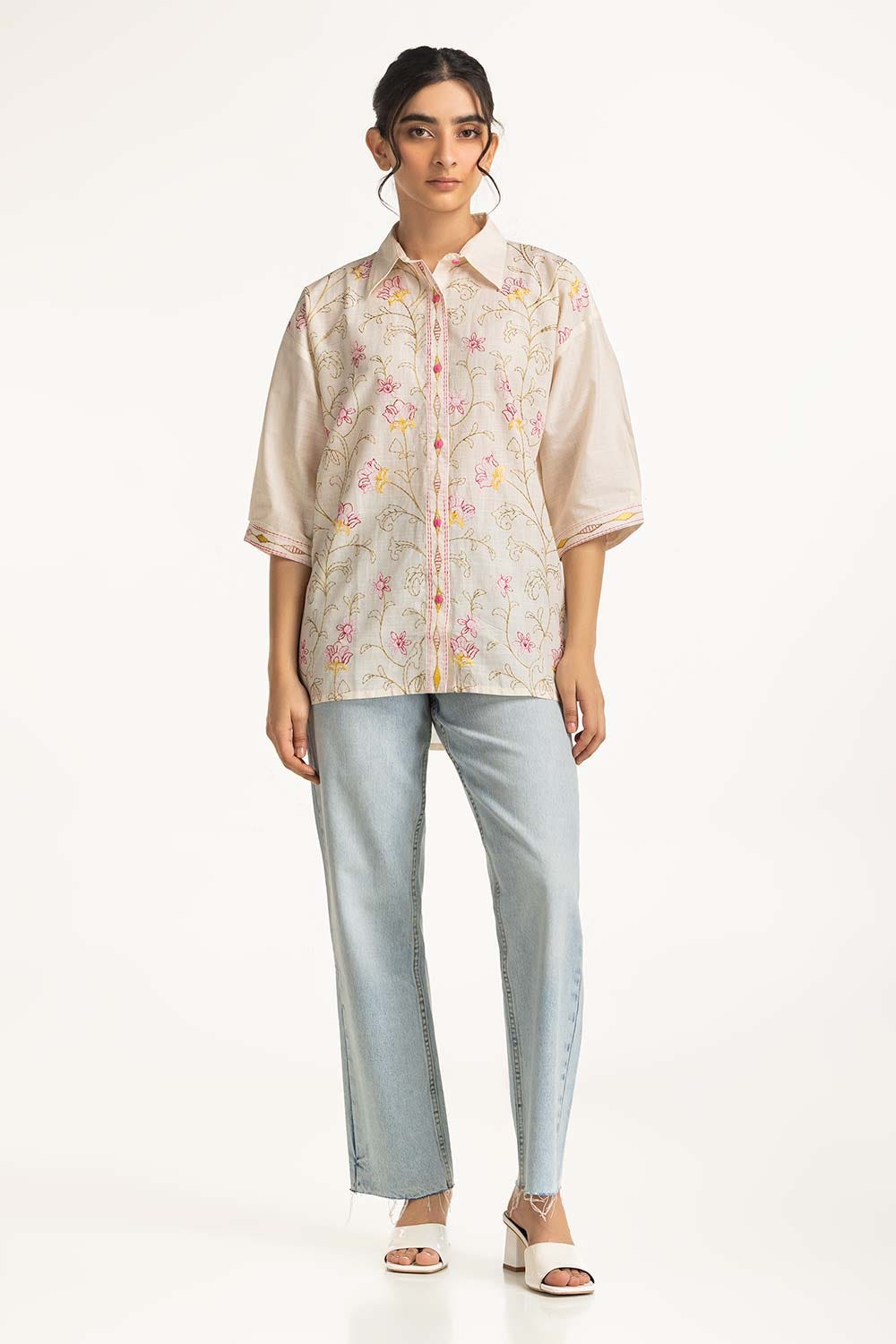 Embroidered shirt WM-CS-SS24-030