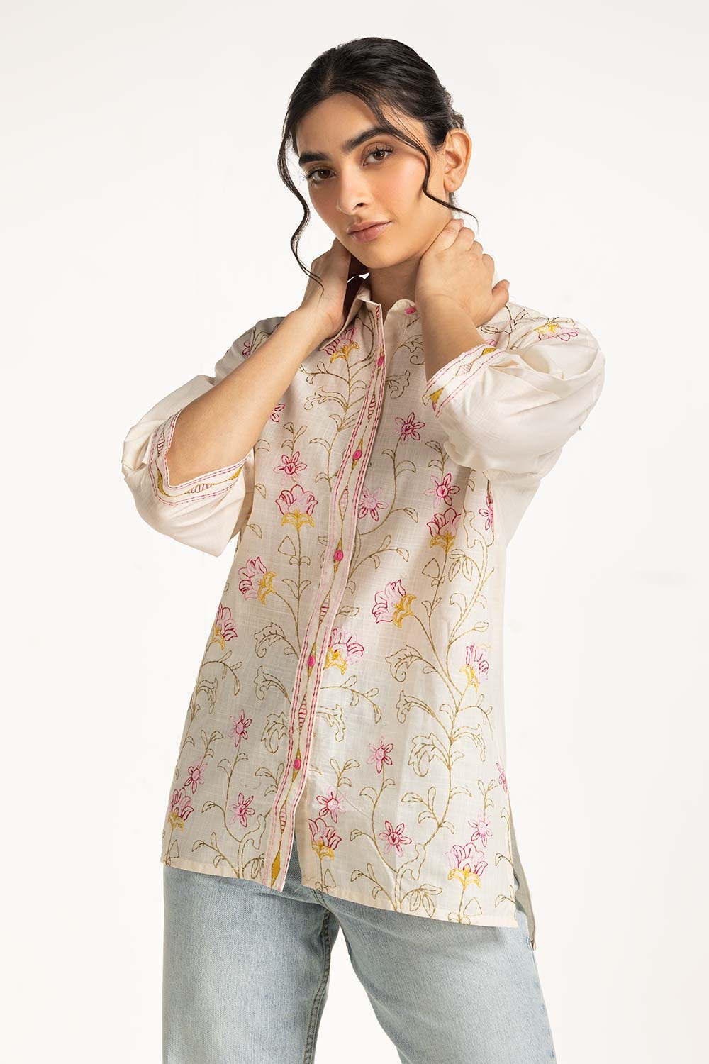 Embroidered shirt WM-CS-SS24-030
