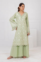 2 Piece Unstitched Embroidered Lawn Suit FE-52114