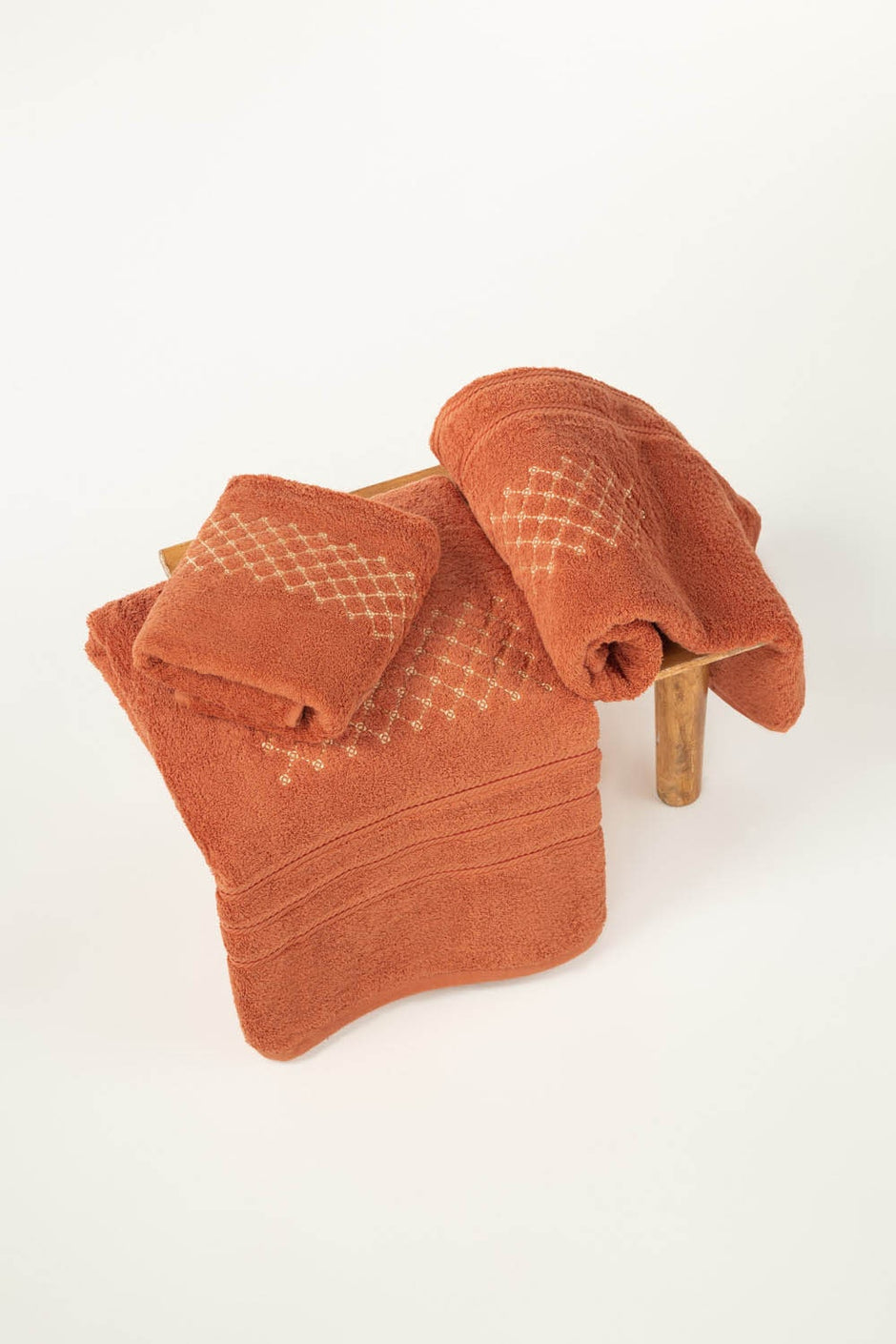Fiesta Combed Embroidered Towel