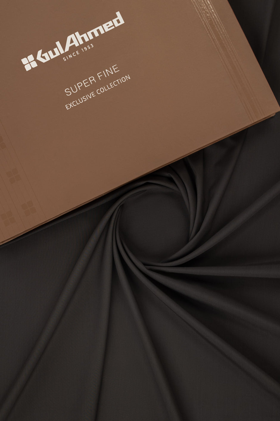 Gini Gold Unstitched Fabric Blended with Gift Box