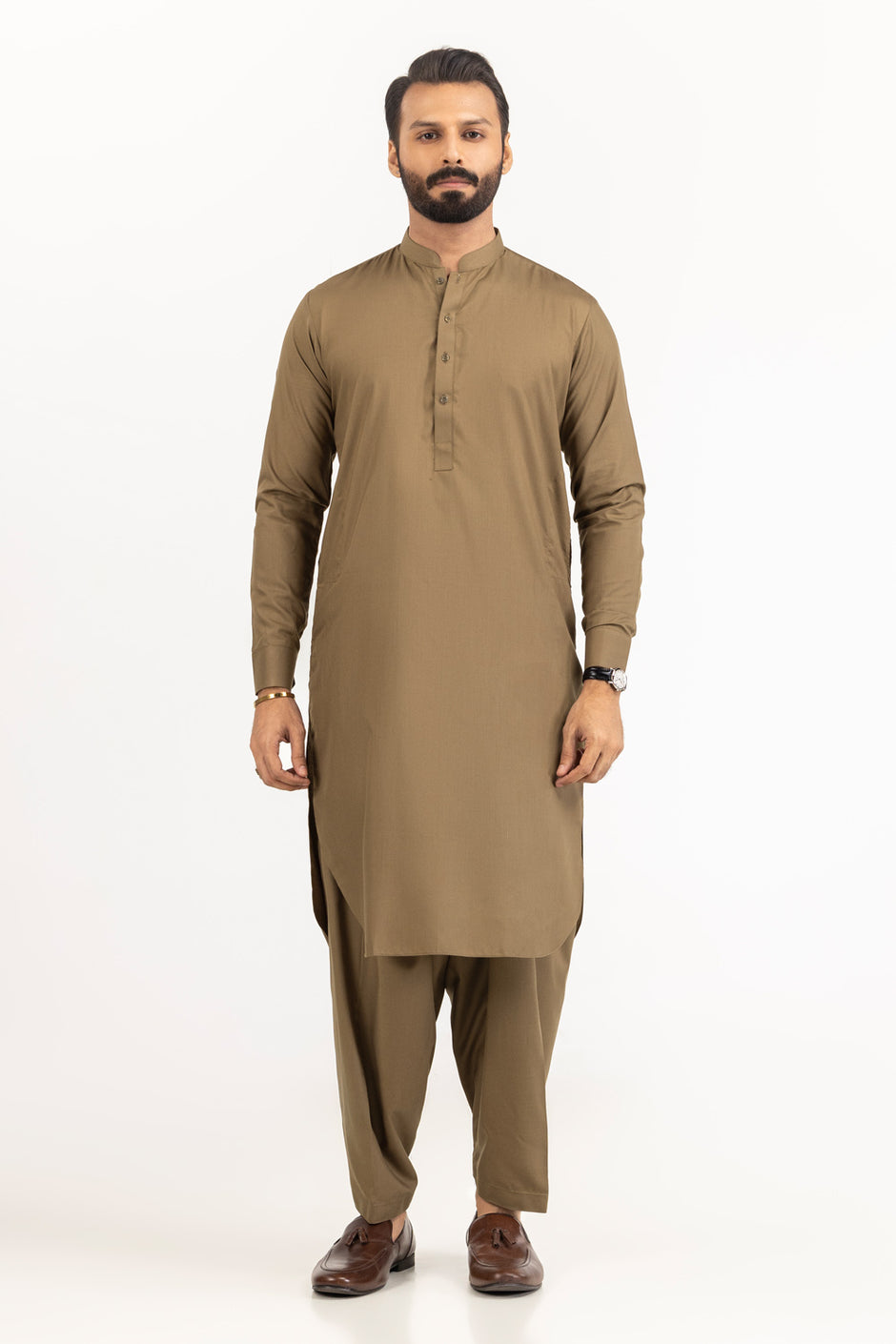 GINI GOLD Unstitched Fabric Blended-LF