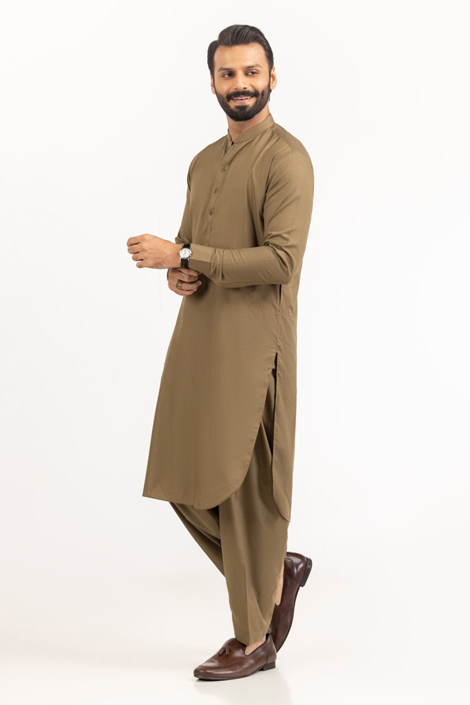 GINI GOLD Unstitched Fabric Blended-LF