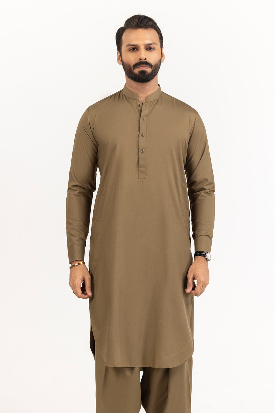 GINI GOLD Unstitched Fabric Blended-LF