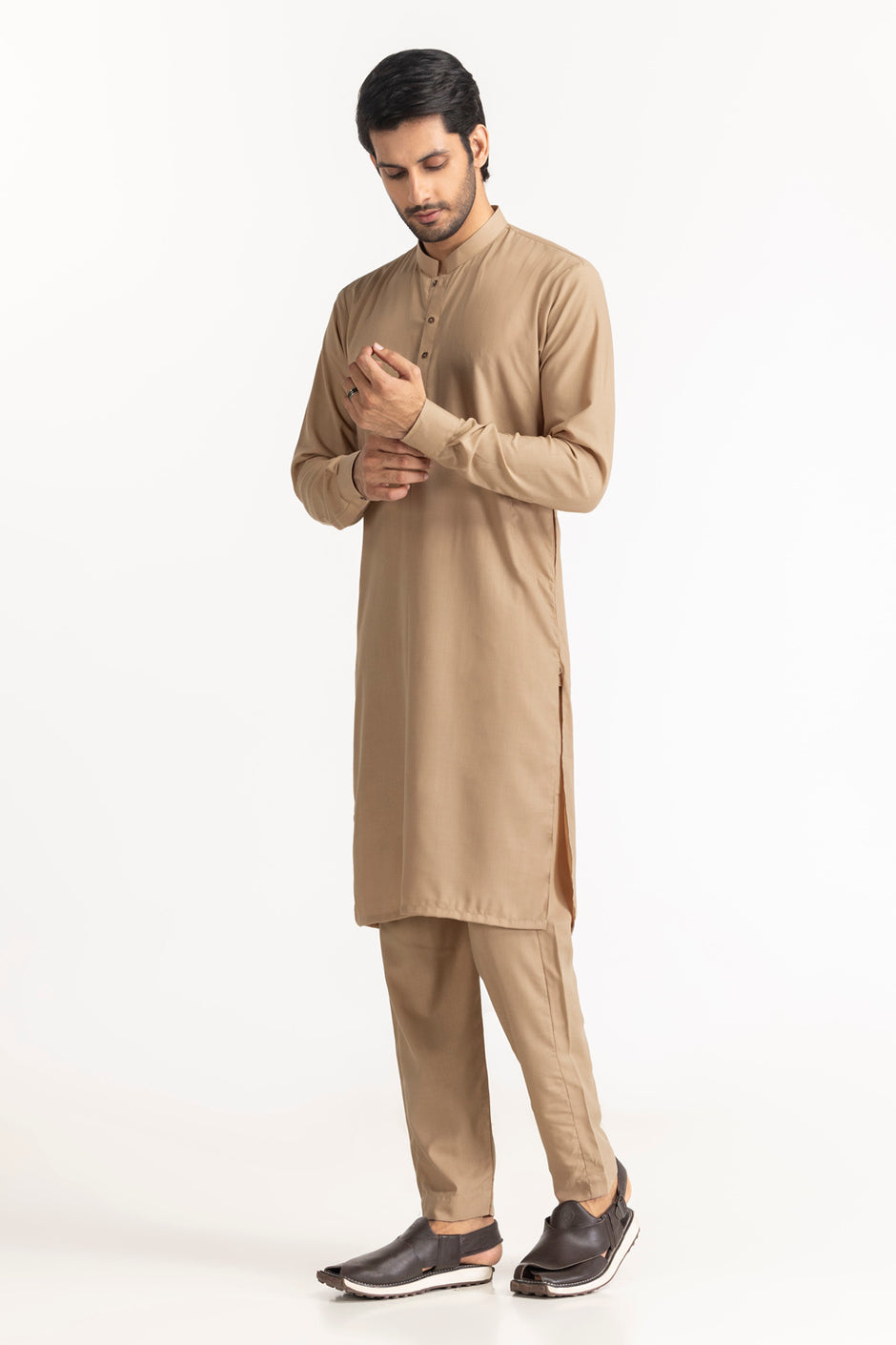 GINI GOLD Unstitched Fabric Blended-LF