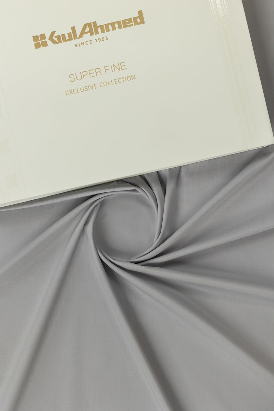 Gini Gold Unstitched Fabric Blended with Gift Box