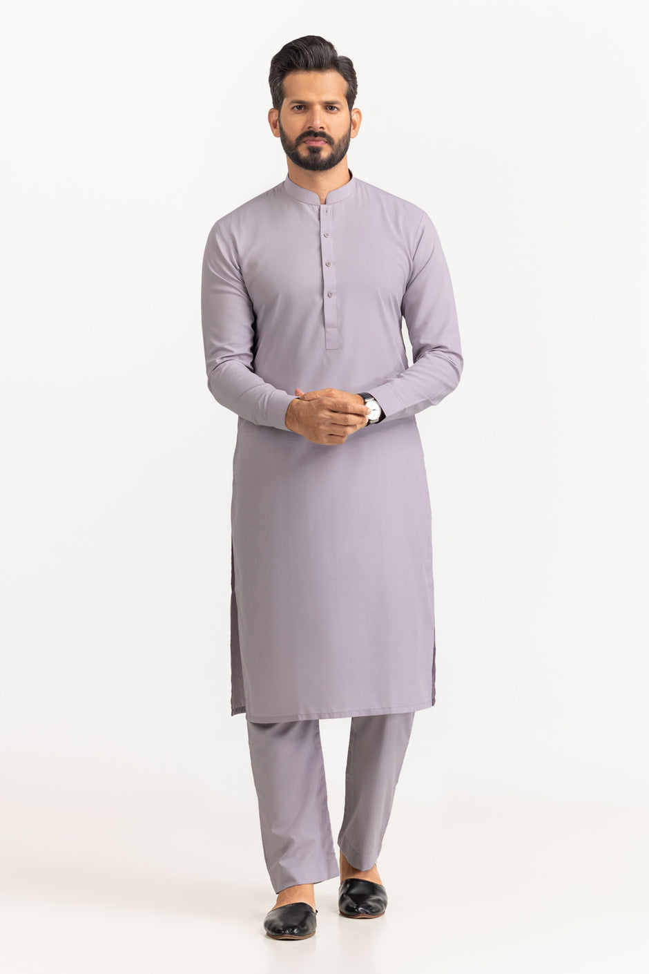 Gini Gold Unstitched Fabric Blended