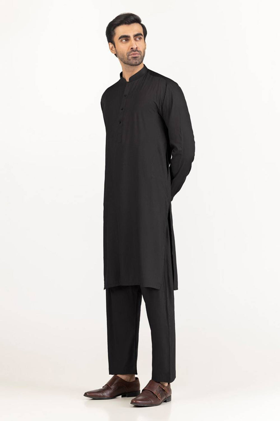 Gini Gold Unstitched Fabric Blended
