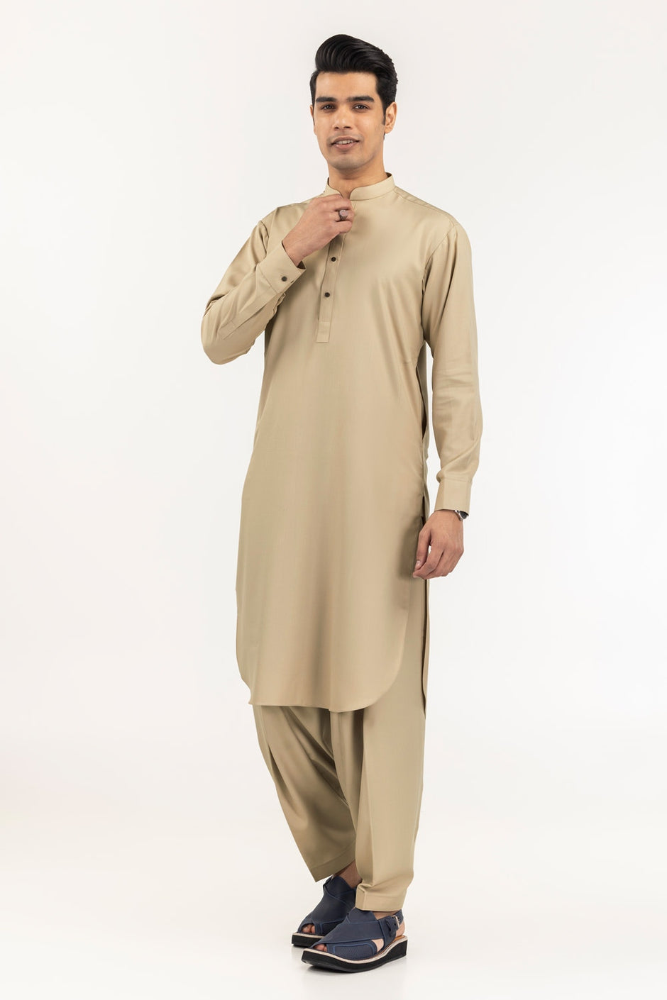 GINI GOLD Unstitched Fabric Blended-LF
