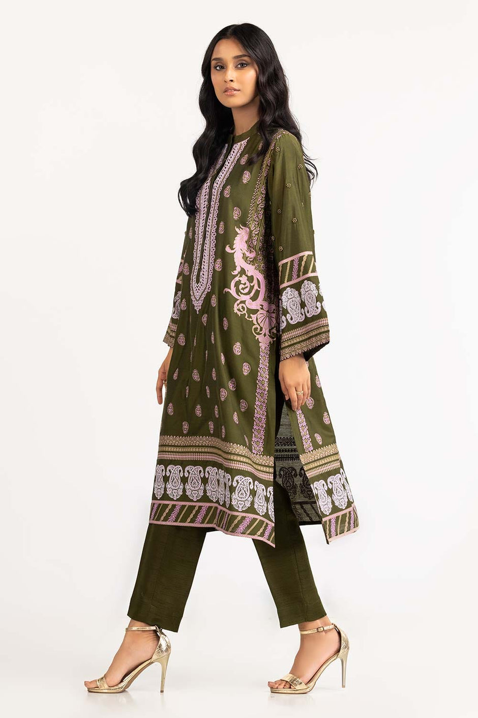 2 Piece Screen Print Shirt And Trouser