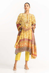 Digital Print Shamose Silk Embroidered Suit GLM-23-48