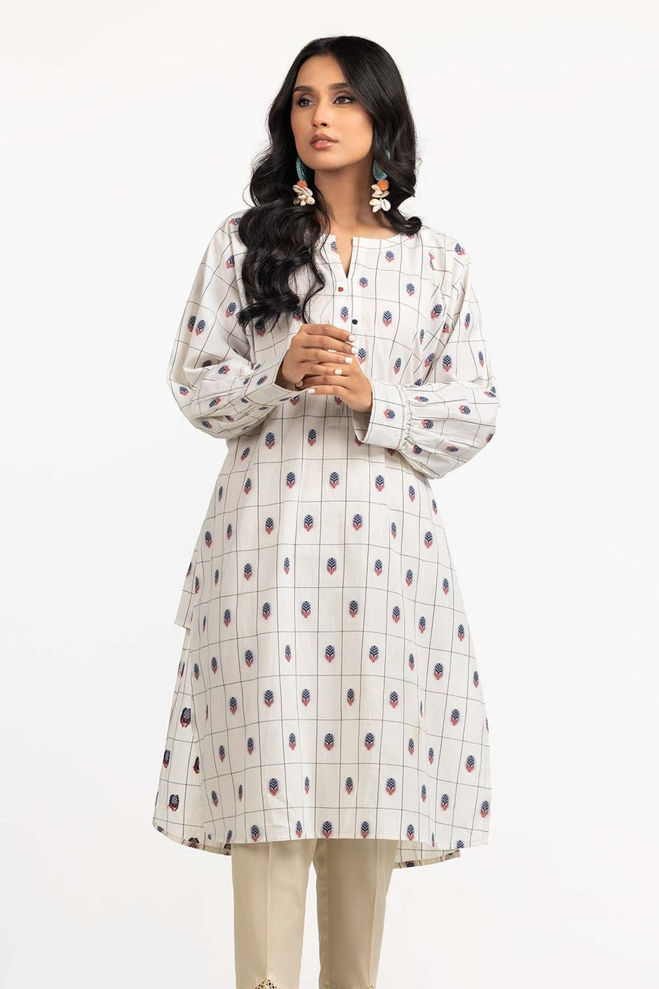 Jacquard Embellished Shirt
