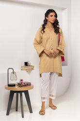 Dobby Dyed Embellished Shirt GLS-24-04