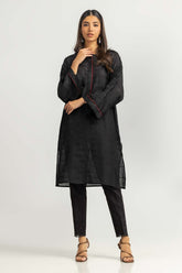 Dyed Self Jacquard Embelished Shirt GLS-24-37