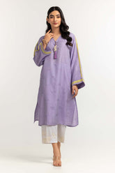 Dyed Self Jacquard Embroidered Shirt GLS-24-42