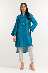 Dyed Self Jacquard Embroidered Shirt GLS-24-44