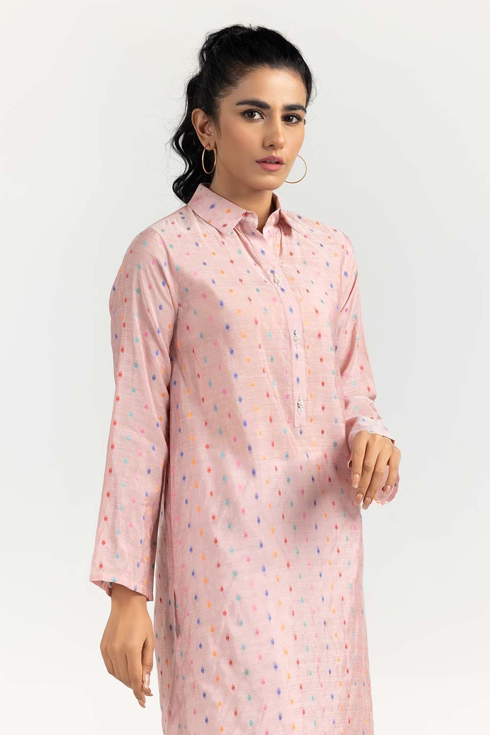 Paper Cotton Jacquard Shirt GLW-22-103