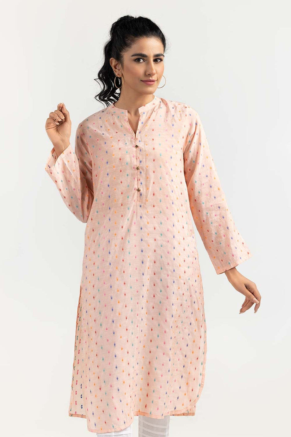 Paper Cotton Jacquard Shirt